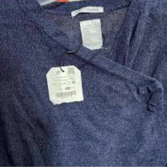 NWT ZARA GIRLS TEEN Crossover Knit Comfort Navy Blue Jumpsuit 13-14 T - Picture 2 of 2